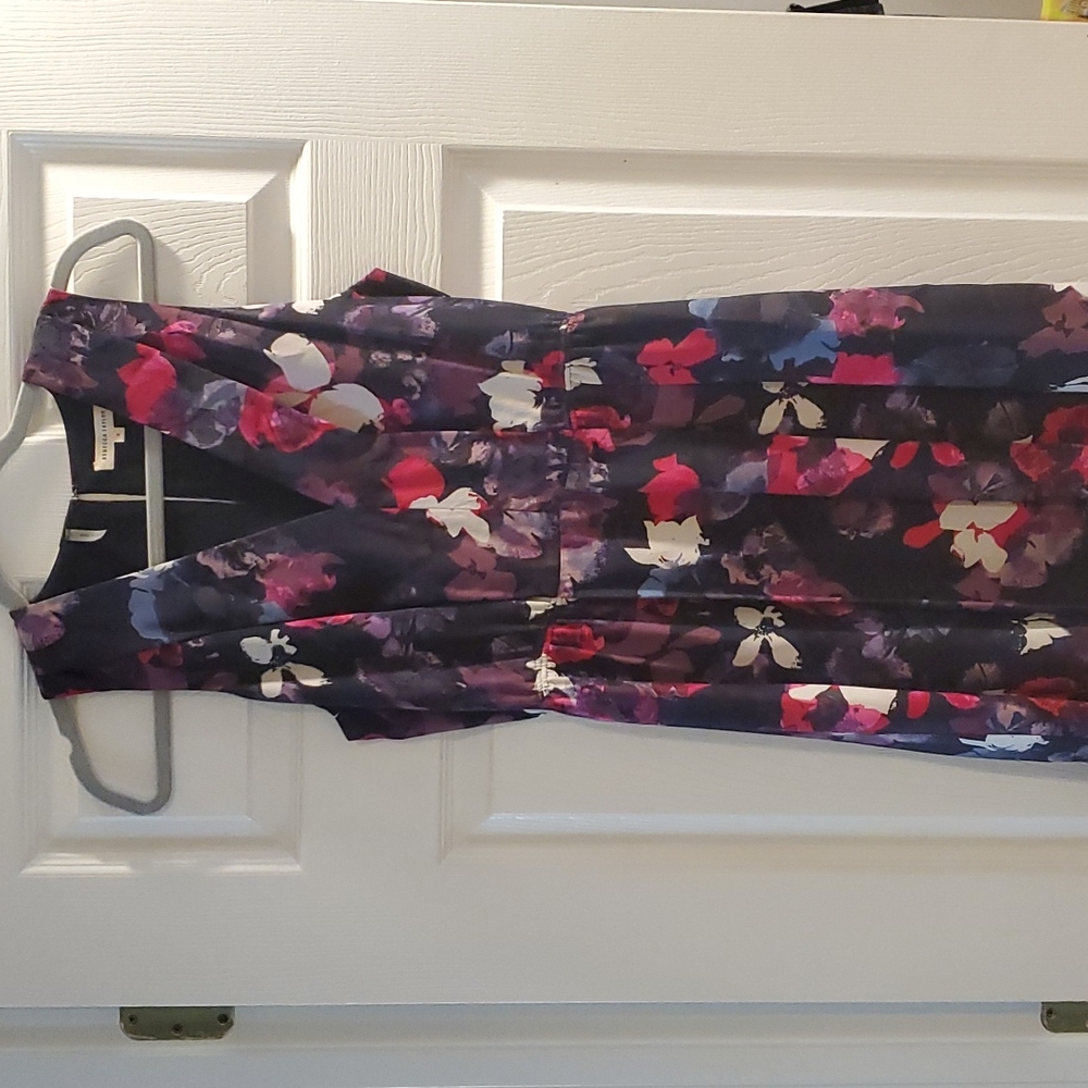 Rebecca Taylor floral dress with cut out back